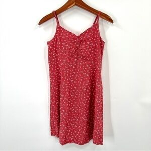 GAP Girls Red-ish Pink Adjustable Spaghetti Strap Lightweight Dress Size 18-20